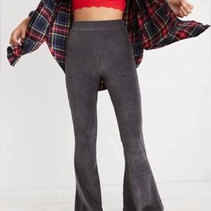 NWT Aerie Groove-on Velour High Rise Flare Pants